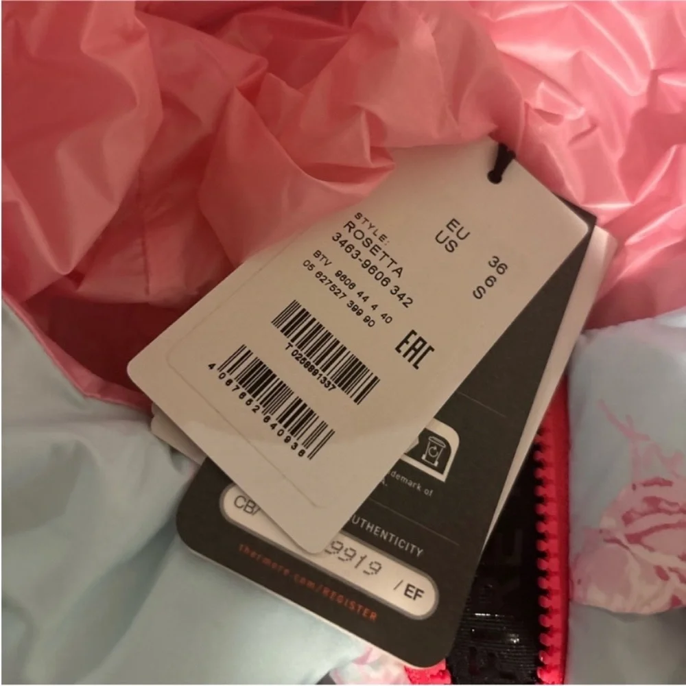 LoveShackFancy X Bogner Full Ski Outfit Coat Pants Blue Pink S - Picture 8 of 11